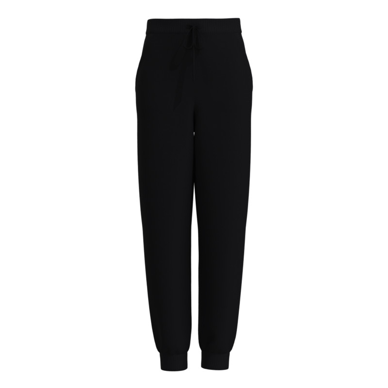 Ladies' High-Waisted Tapered Knit Pants Eco-fri...