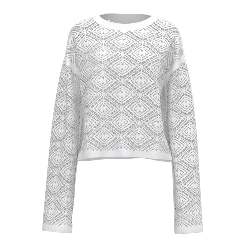 Women's Round-Neck Pullover Sweater