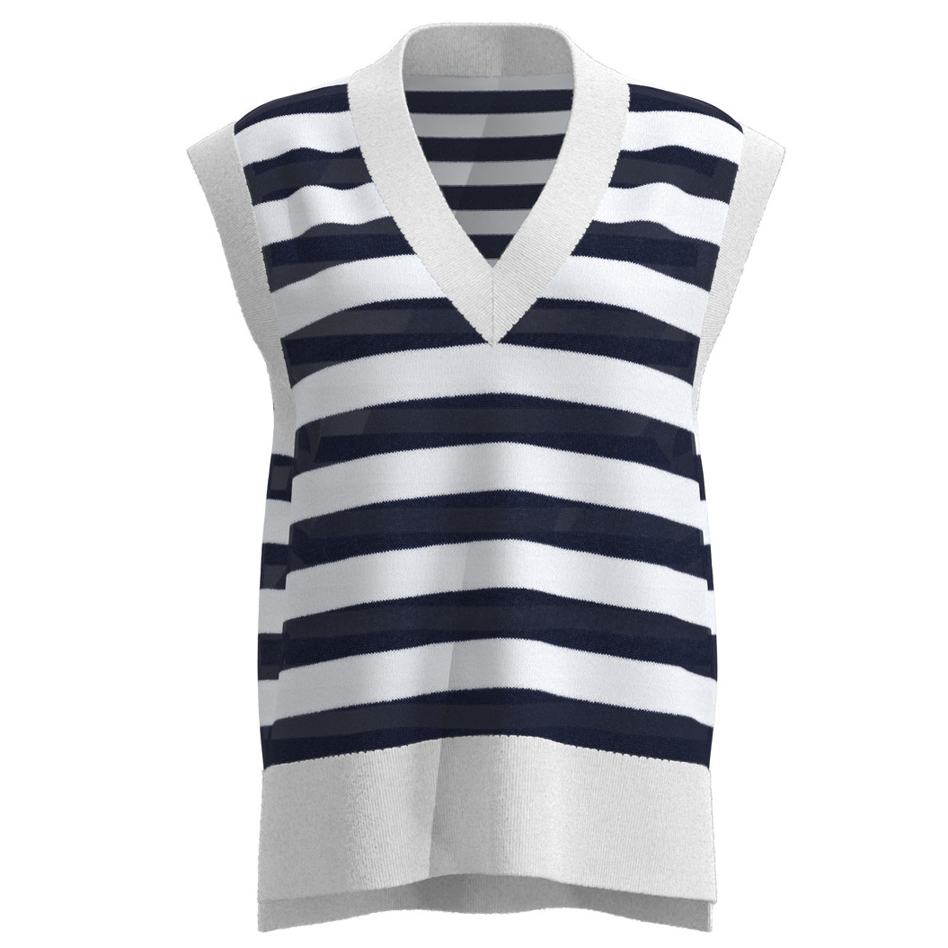 Women's V-Neck Sleeveless Sweater