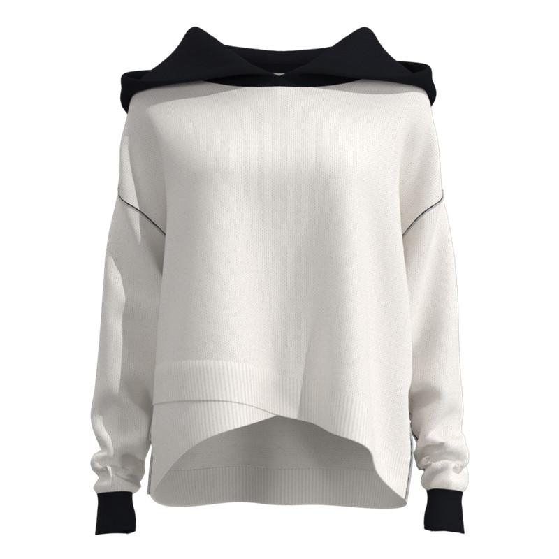 Womens' Wool Hoodie：Machine Washable Eco-Friend...